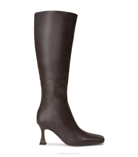 kniehohe Stiefel| de Tony Bianco Frauen Fantasy-Kalbsstiefel Schoko-Nappa 4624406